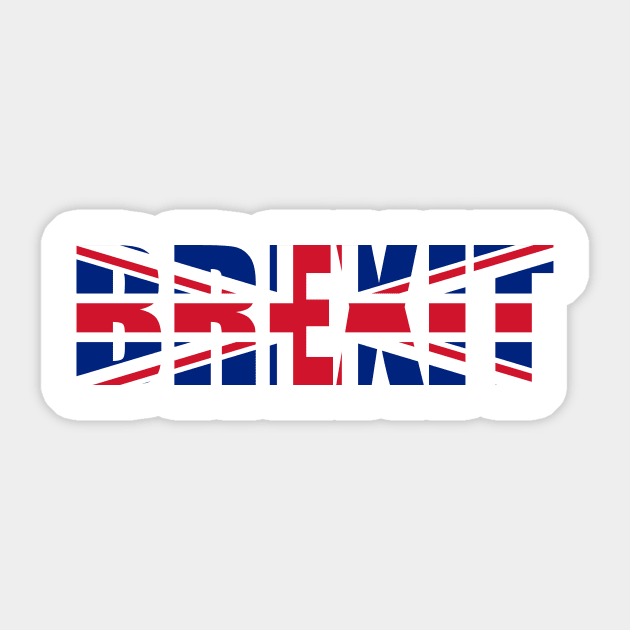 Brexit - Political, British, UK, European Union Sticker by Yasdey